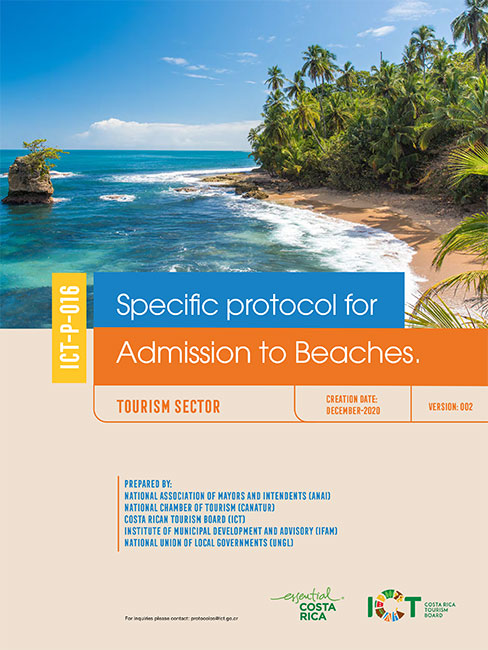 PROTOCOLO 16.  Admission to Beaches